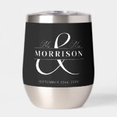 Gastgeschenk Hochzeit Frau Schwarz-weiß (Vorderseite)