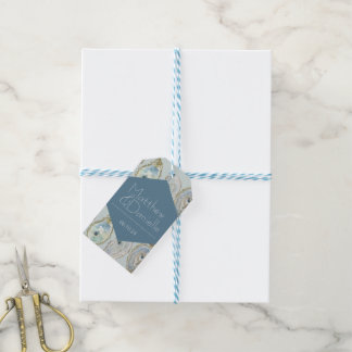 Gastgeschenk Hochzeit für Aquarellauster Geschenkanhänger