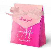 Gastgeschenk Hochzeit für Aquarellpinken