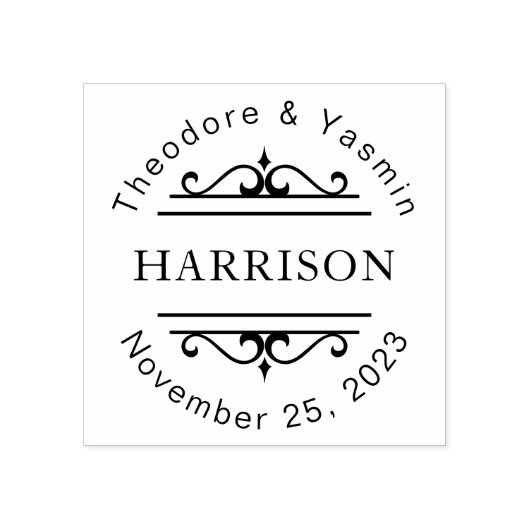 Gastgeschenk Hochzeit für dekorative Paare Gummistempel (Prägung)