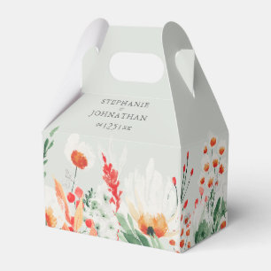 Gastgeschenk Hochzeit für die Wildblume im Frühjah Geschenkschachtel