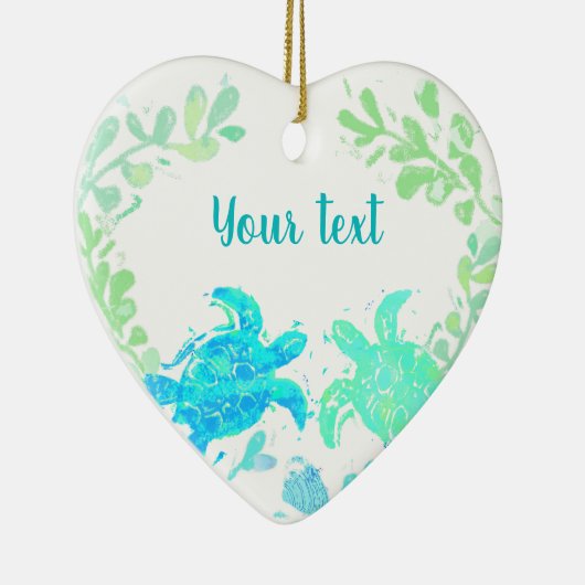 Gastgeschenk Hochzeit für Ferien oder Ferien Keramik Ornament (Rechts)