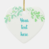 Gastgeschenk Hochzeit für Ferien oder Ferien Keramik Ornament (Hinten)