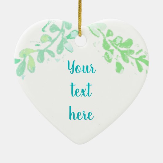 Gastgeschenk Hochzeit für Ferien oder Ferien Keramik Ornament (Hinten)