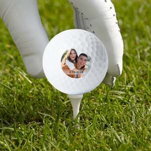 Gastgeschenk Hochzeit für Golfer Verlobtes Paar Fo Golfball