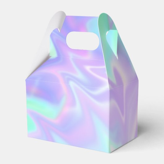 Gastgeschenk Hochzeit für hübsche Pastell-Design Geschenkschachtel (Rückseite)