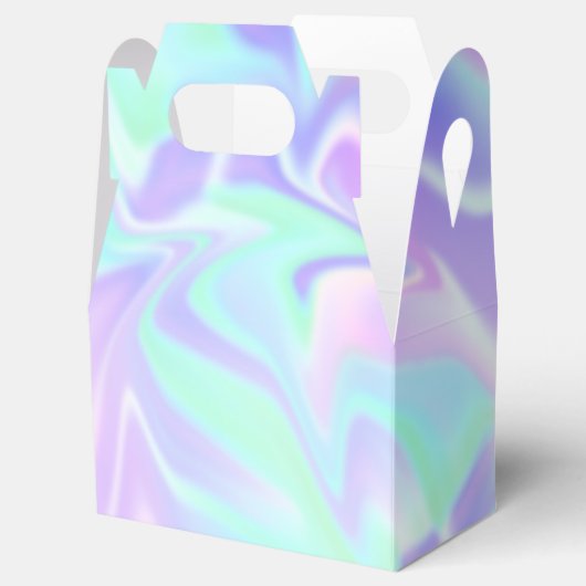 Gastgeschenk Hochzeit für hübsche Pastell-Design Geschenkschachtel (Geöffnet)