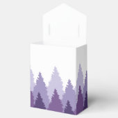 Gastgeschenk Hochzeit für lila Waldgebiete Geschenkschachtel (Geöffnet)