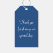 Gastgeschenk Hochzeit für nautische Anker Geschenkanhänger (Rückseite)