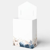 Gastgeschenk Hochzeit für Navy Blue und Dusty Rose Geschenkschachtel (Geöffnet)