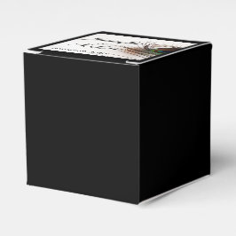 Gastgeschenk Hochzeit für Peacock Feather Glamour Geschenkschachtel