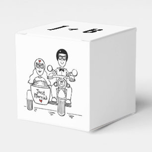 Gastgeschenk Hochzeit für personalisierte Fahrräde Geschenkschachtel