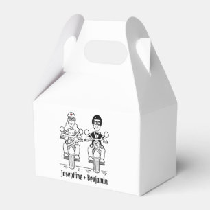 Gastgeschenk Hochzeit für personalisierte Fahrräde Geschenkschachtel