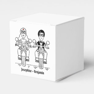 Gastgeschenk Hochzeit für personalisierte Fahrräde Geschenkschachtel