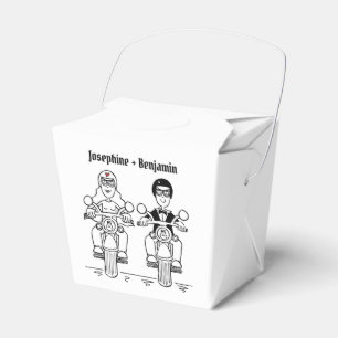 Gastgeschenk Hochzeit für personalisierte Fahrräde Geschenkschachtel