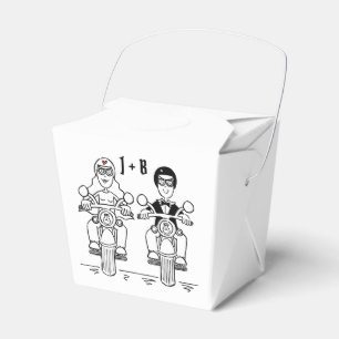 Gastgeschenk Hochzeit für personalisierte Fahrräde Geschenkschachtel