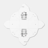 Gastgeschenk Hochzeit für personalisierte Fahrräde Geschenkschachtel (Ungefaltet)