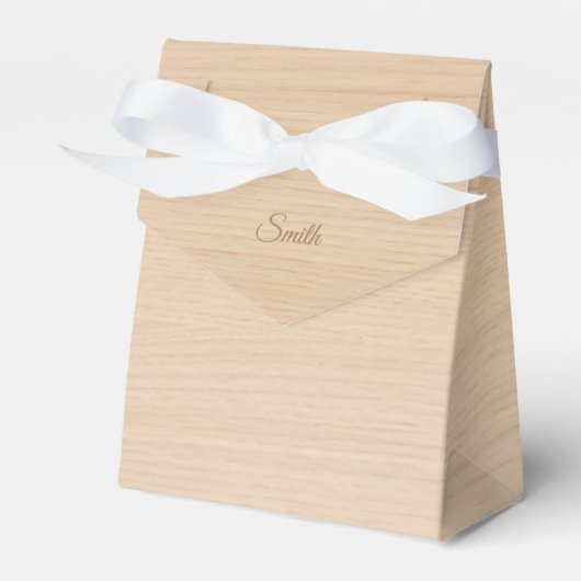 Gastgeschenk Hochzeit für Pine Wood Geschenkschachtel (Vorderseite)