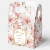 Gastgeschenk Hochzeit für rustikales Elfenbein Geschenkschachtel (Geöffnet)