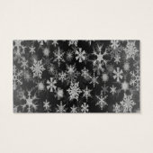 Gastgeschenk Hochzeit für Schwarze und Silberschne (Rückseite)