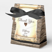 Gastgeschenk Hochzeit für Scroll & Feather Pen Geschenkschachtel (Vorderseite)