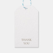 Gastgeschenk Hochzeit für Wasserfarben Geschenkanhänger (Rückseite)