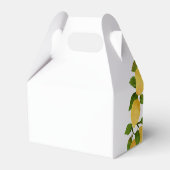 Gastgeschenk Hochzeit für Zitronen und Grünkäfer Geschenkschachtel (Rückseite)