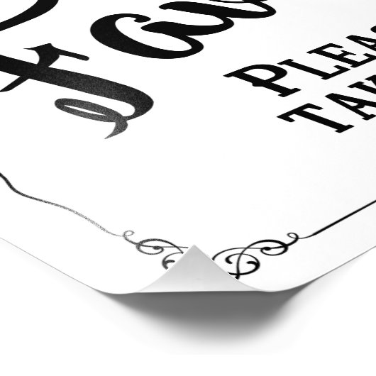 Gastgeschenk Hochzeit, Gastgeschenk Fotodruck (Ecke)