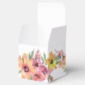 Gastgeschenk Hochzeit Gelb, Orange und Rosa Geschenkschachtel (Geöffnet)