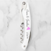 Gastgeschenk Hochzeit Geschenk Brille Bräutigam He Kellnermesser (Vorderseite)