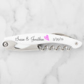 Gastgeschenk Hochzeit Geschenk Brille Bräutigam He Kellnermesser (Vorderseite)