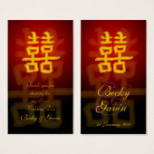 Gastgeschenk Hochzeit Geschenk Tag Chinesisch Dopp (Vorne & Hinten)