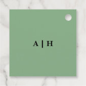 Gastgeschenk Hochzeit Geschenkanhänger (Rückseite)