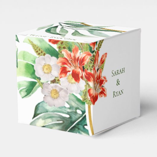 Gastgeschenk Hochzeit Geschenkschachtel (Vorderseite)