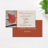 Gastgeschenk Hochzeit "Getrocknete Herbstleaf" (Schreibtisch)