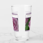 Gastgeschenk Hochzeit Glass Lavender Rose Glas (Rechts)