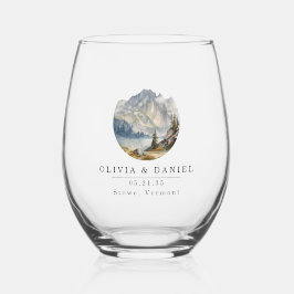 Gastgeschenk Hochzeit Glass Weinglas Ohne Stiel