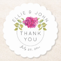 Gastgeschenk Hochzeit Hot Pink Hydrangea