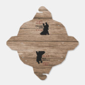 Gastgeschenk Hochzeit im Holzstil Geschenkschachtel (Ungefaltet)