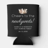 Gastgeschenk Hochzeit jubelt auf die Neugeborenen Dosenkühler (Rückseite)