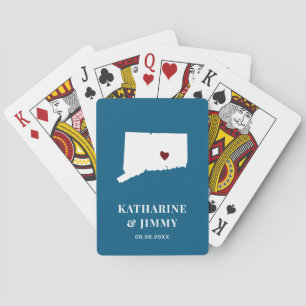 Gastgeschenk Hochzeit-Kartendeck Connecticut, Staa Spielkarten