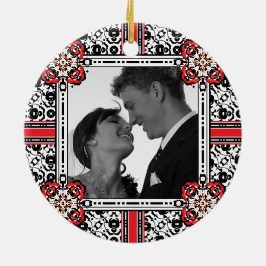Gastgeschenk Hochzeit, Keramikornament (Hinten)