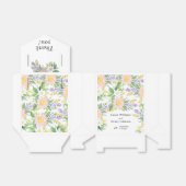 Gastgeschenk Hochzeit | Klassisch floral Geschenkschachtel (Ungefaltet)