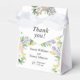 Gastgeschenk Hochzeit | Klassisch floral Geschenkschachtel