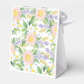 Gastgeschenk Hochzeit | Klassisch floral Geschenkschachtel (Rückseite)