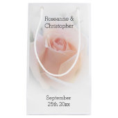 Gastgeschenk Hochzeit Kleine Geschenktasche Pfirsi Geschenktüte (Vorderseite)