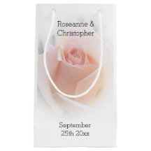 Gastgeschenk Hochzeit Kleine Geschenktasche Pfirsi