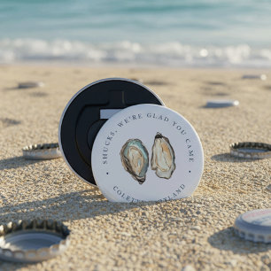Gastgeschenk Hochzeit Küstengewässer Oyster Flaschenöffner