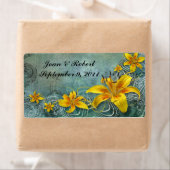 Gastgeschenk Hochzeit Labels Vintag - Groß (Insitu)