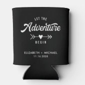 Gastgeschenk Hochzeit Lasse Das Abenteuer beginnt Dosenkühler (Rückseite)